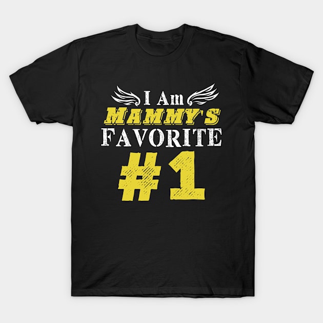 I Am Grandma's Favorite #1 T-Shirt in All Sizes Mammy's T-Shirt by SkivingtonAllanss